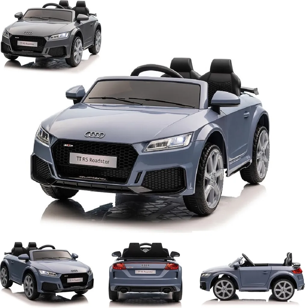 Audi TTRS Enfant ES-Toys : Pneus EVA Silencieux et Télécommande Parent