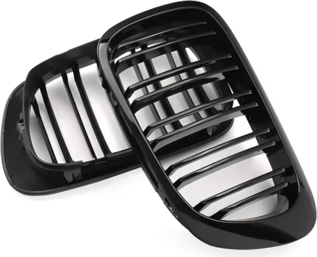 Calandre double barre noir brillant pour BMW Série 3 E46 M3 1998-2004
