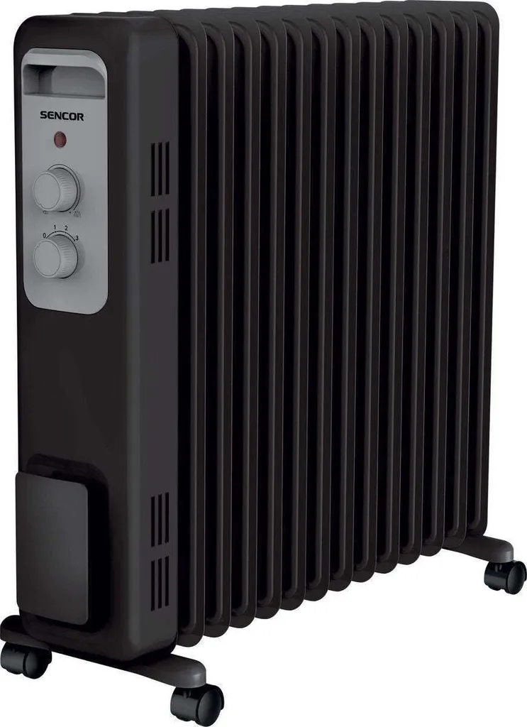 Chauffage d'appoint Sencor SOH 3313BK - Radiateur Bain d'Huile Mobile