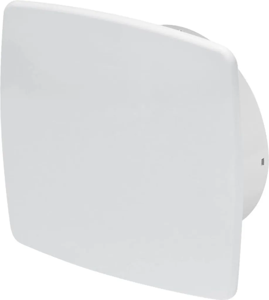 Ventilateur pour salle de bain anti-humidité Ø 100 mm blanc brillant