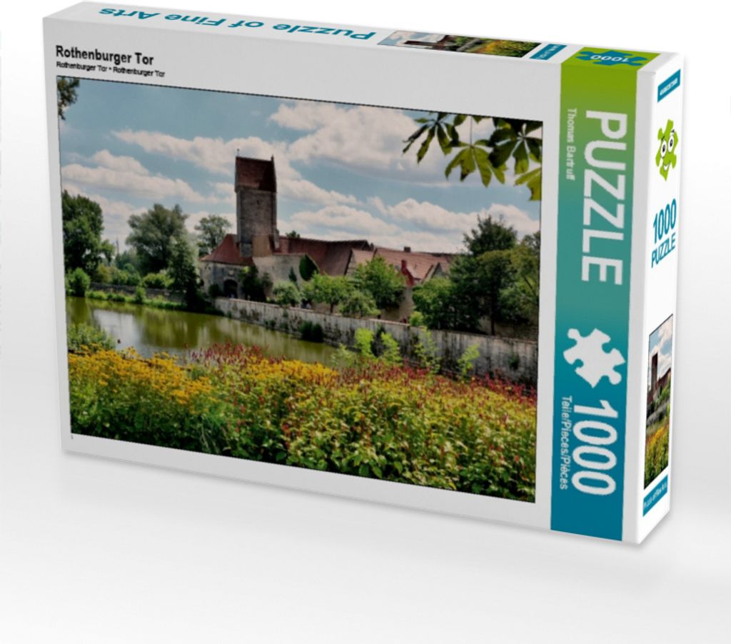 Calvendo Rothenburger Tor 1000 Teile Puzzle quer 640x480mm, Bartruff Thomas; 7365675