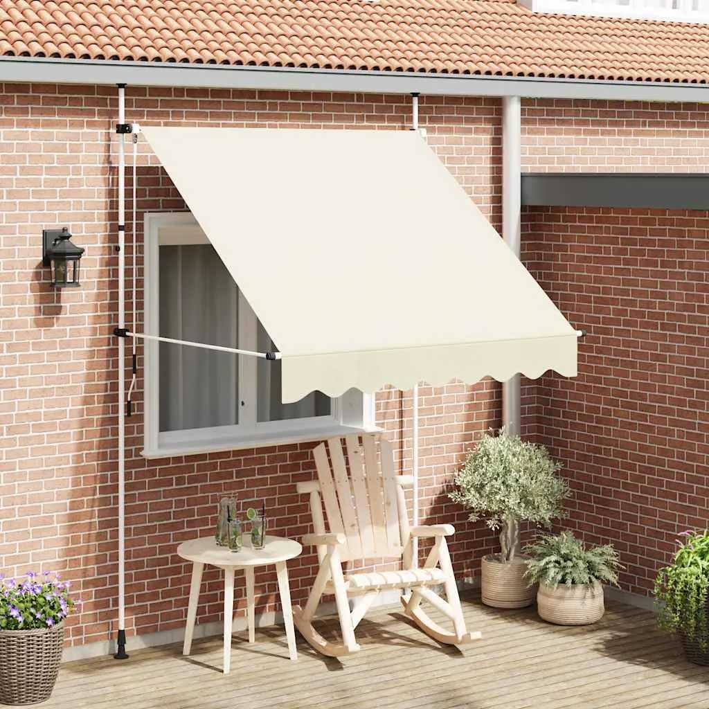 Maison Exclusive Tenda da Sole Retrattile 200 cm Crema - Qualità Top