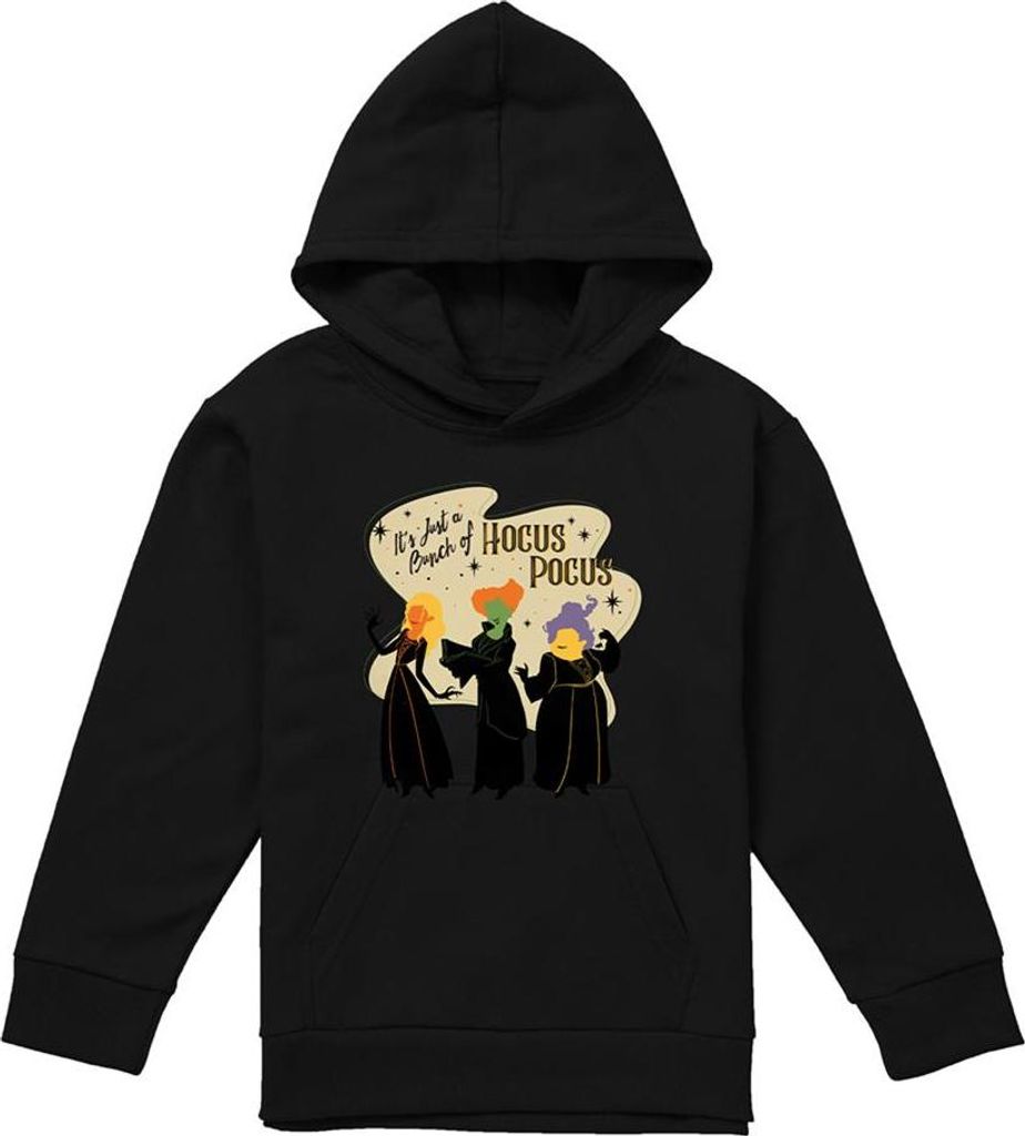 Disney - "It's Just A Bunch Of Hocus Pocus" Kapuzenpullover für Kinder TV22063 (152-158) (Schwarz)
