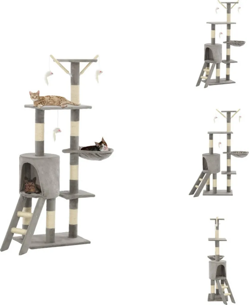 Tiragraffi vidaXL 138cm: Il Playground Definitivo per il Tuo Gatto!