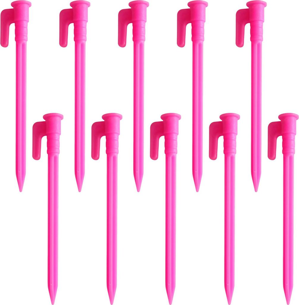 10 Stück Camping Zelthering Heavy Duty Multifunktionaler Outdoor Garten Hof Terrasse Rasen Plane Baldachin Winddicht Erdspieß Zelthering