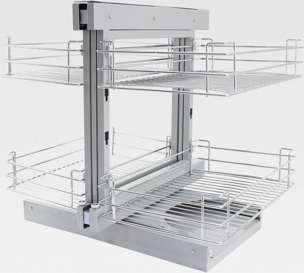 Magic Corner Eckschrank-Korb Küchenschrank Körbe Schrankauszug Schrankkörbe Küchenkorb Korbauszug Schrankauszüge Schrankkorb Küchen-Regal Sof...