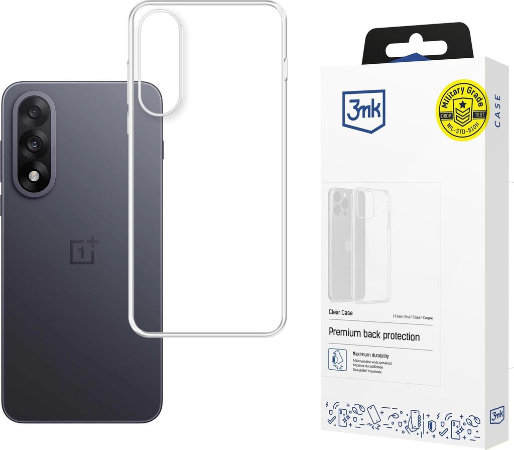 Handyhülle für OnePlus Nord 5, 3mk Clear Case, Transparent