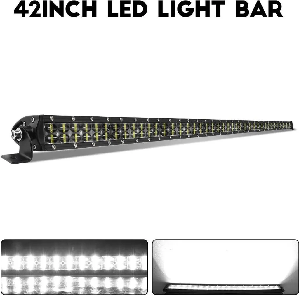 Barre LED 42 pouces pour éclairage extérieur SUV et 4x4 de chantier