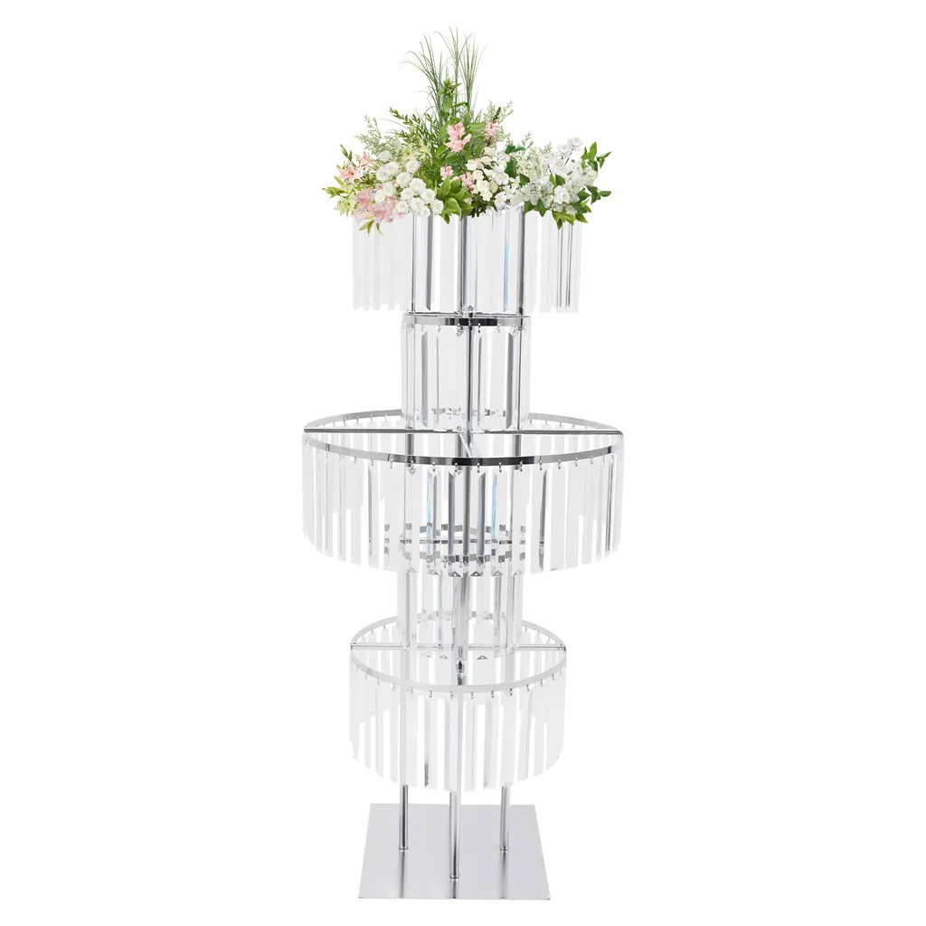 Porte-fleurs Escalier à 5 Étages pour Décoration Mariage et Fêtes