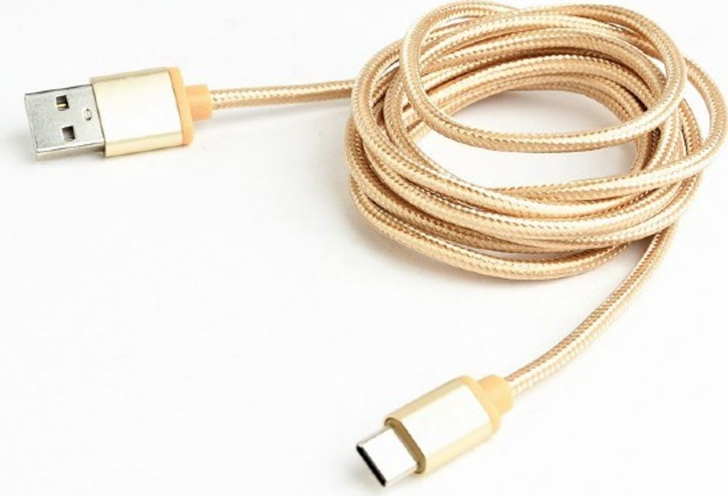 gembird Type-C-USB-Kabel mit, 1,8 m gold