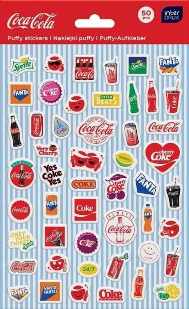 Samolepky Coca-Cola, 