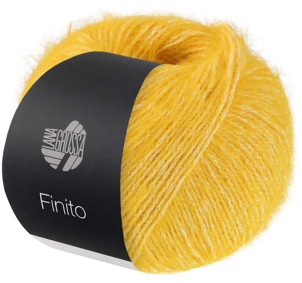 Lana Grossa - Finito 0023 sonnengelb creme Produktbild 