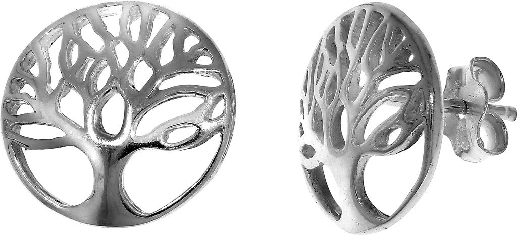 F Ohrstecker 925/- Sterling Silber 1,2cm weiß 299220024R