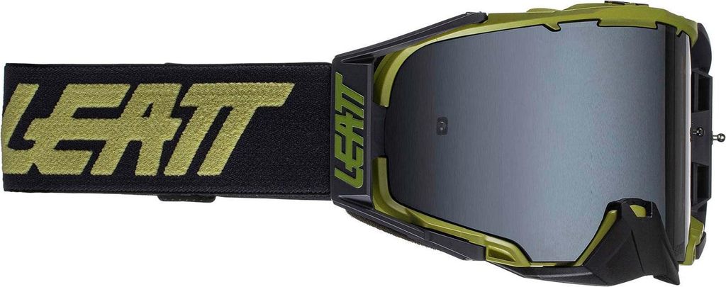 LEATT Velocity 6.5 Desert Motocross Brille Gelb Schwarz Platin Linse 28%