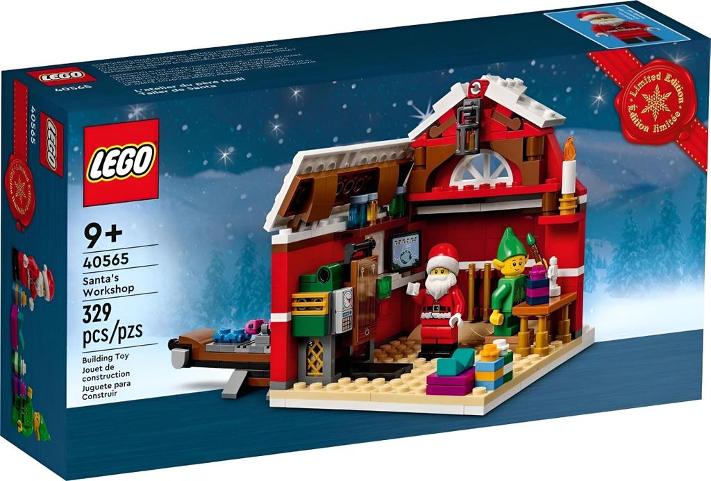 LEGO 40565 - Weihnachtsmann-Werkstatt