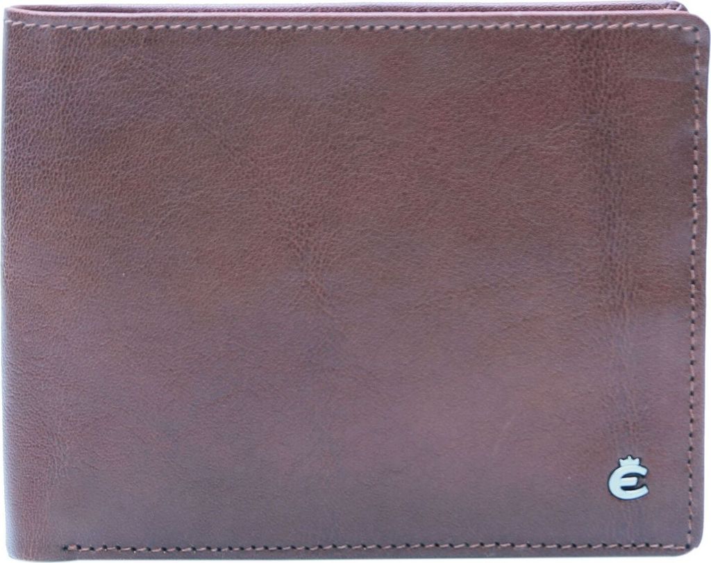 Esquire Leder Geldbörse Toscana Leather Wallet Coffee braun