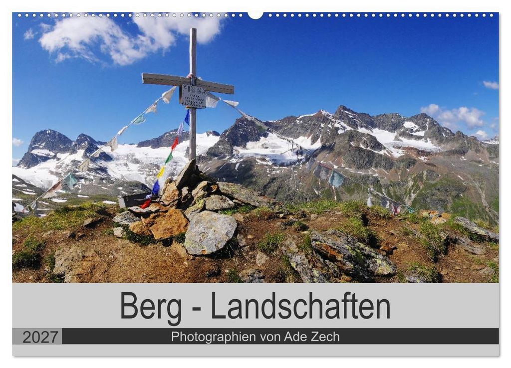 Berg - Landschaften (Wandkalender 2027 DIN A2 quer), CALVENDO Monatskalender