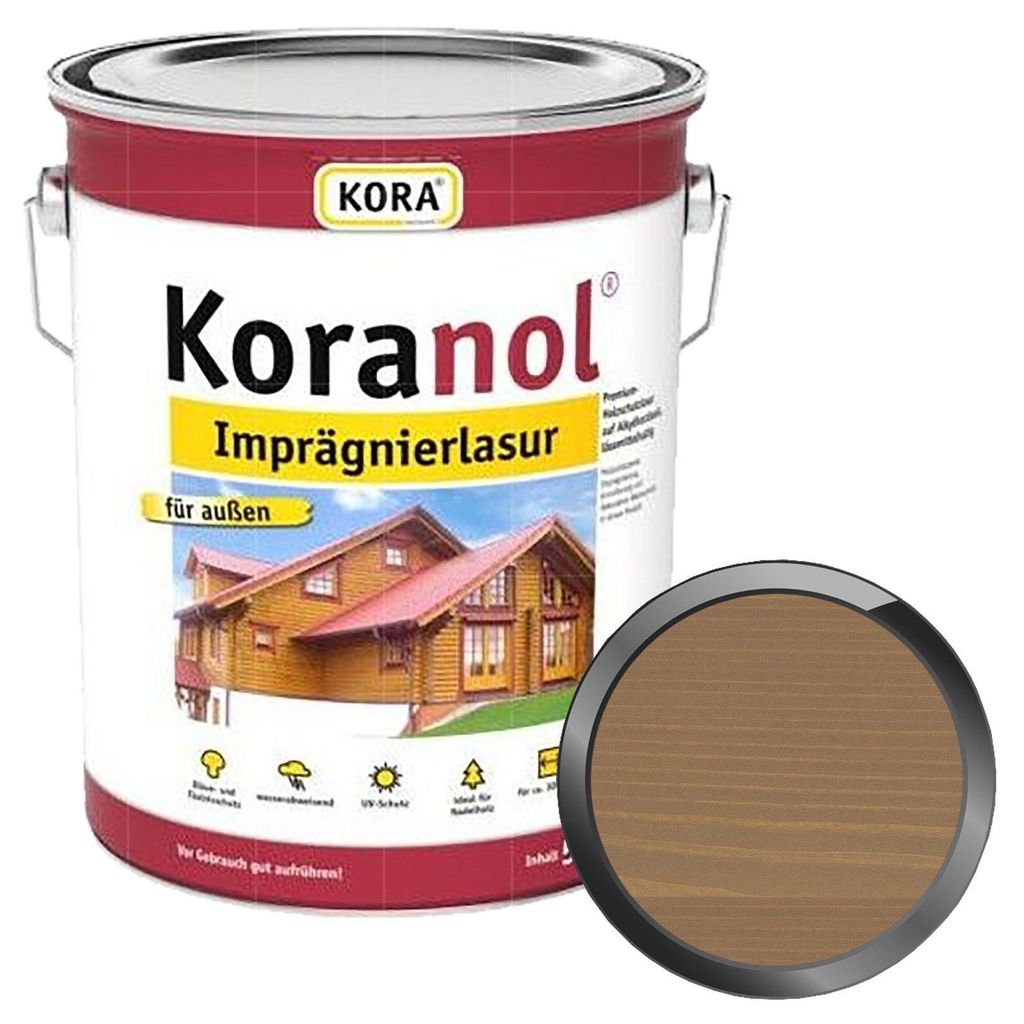 KORA Koranol Imprägnierlasur 5 Liter QUARZ Produktbild 