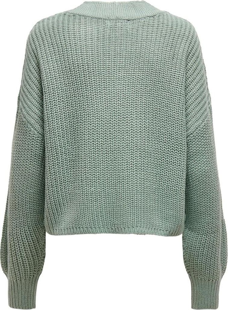 ONLY Kurze Strickjacke Langarm V-Ausschnitt Knitted Produktbild 26