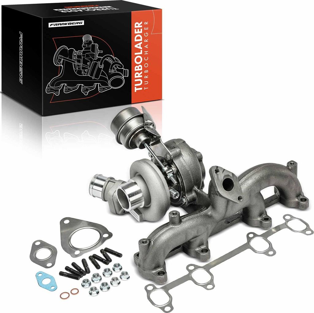 Frankberg 1x Turbolader Abgaskrümmer Einheit für VW Polo Seat Cordoba Ibiza III Skoda Fabia I Combi Praktik