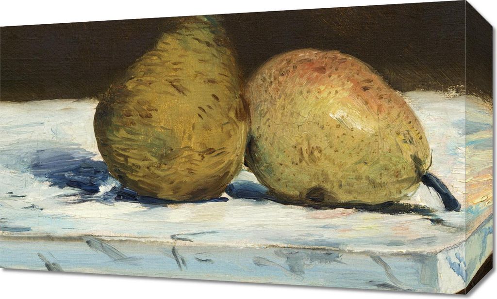 Bild 50x30cm Birnen, Edouard Manet Vintage für das Wohnzimmer