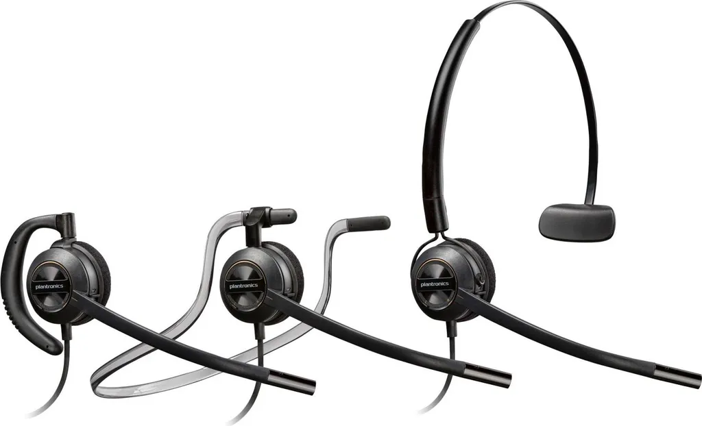 Micro-casque Poly EncorePro HW540 avec câble QD pour Bureaux HP EP 540