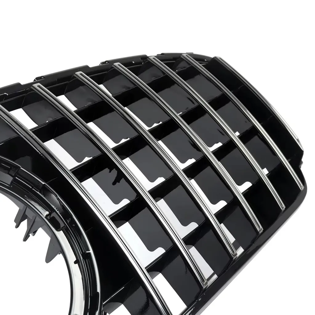 Grille de calandre chrome et noir look GTR SUV Mercedes GLC 2020+ - 4