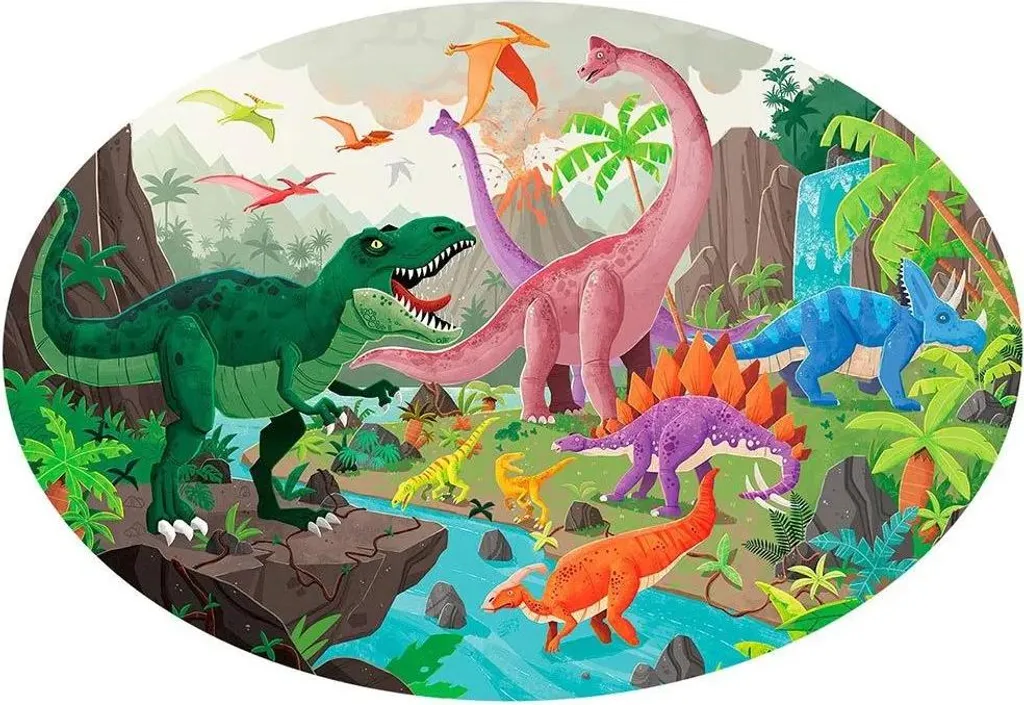 Livre Dinosaures : Voyager et Explorer en édition illustrée espagnole