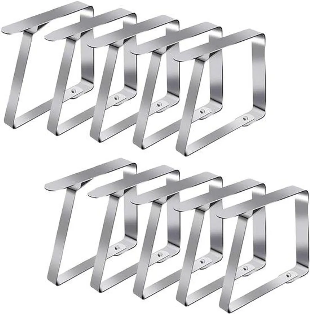Agrafes pour bâche de serre et jardinage en inox pack de 8 pièces