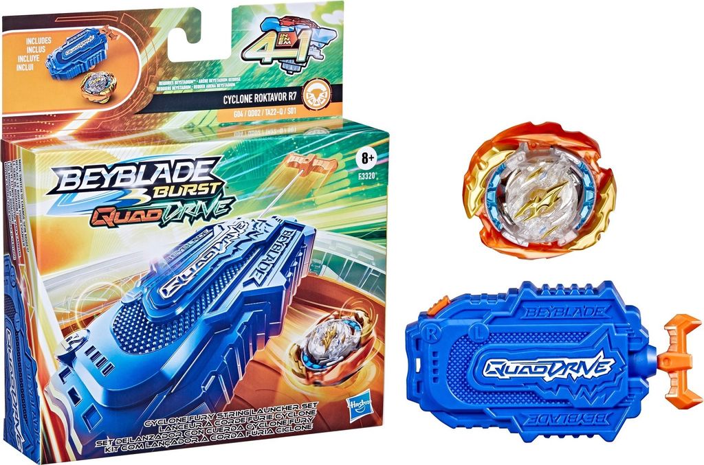 Estadio Beyblade X Beyblade Burst QuadDrive Lanzador Cyclone