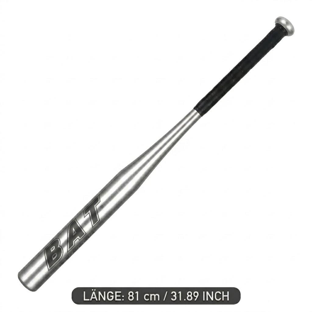 Aluminium Baseballschläger 81cm (32 Zoll) Silber – Produktbild 