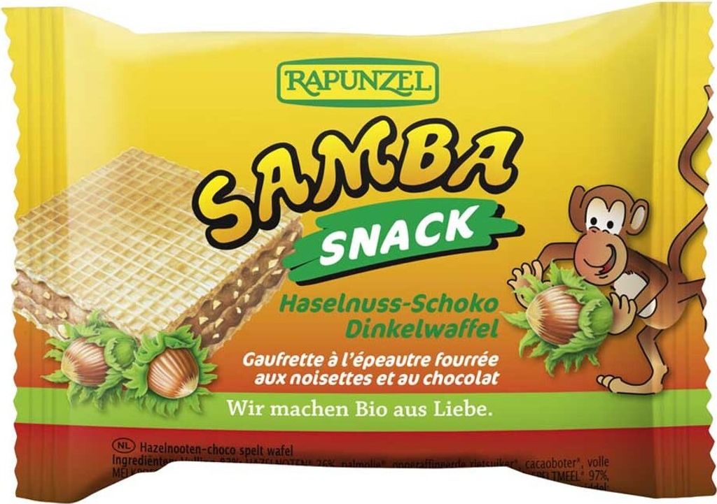 Rapunzel 231068, Snack bars, 25 g, 2447 kJ, 589 kcal Zdjęcie produktu 