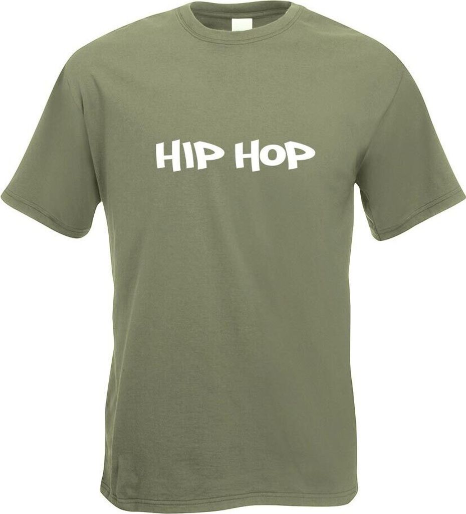Kiwistar - T-Shirt - Olive - Hip Hop Musik Gangsta Style Rap Motiv Bedruckt Funshirt Design Print - mit Motiv Bedruckt - Funshirt Design - Sport - ...