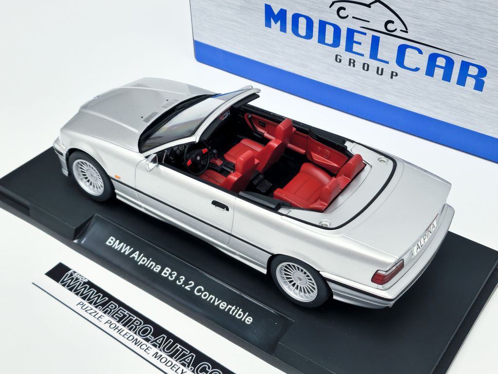 MCG 18322 BMW Alpina B3 3.2 Cabrio E36 1996 silber 1:18 Produktbild 14