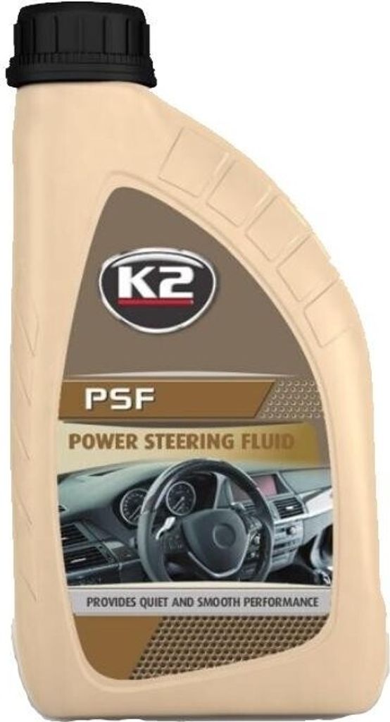 K2 płyn do układów wspomagania kierownicy power steering fluid bezbarwny 1l