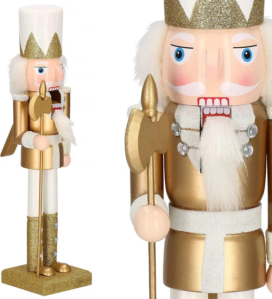 Décoration de Noël Casse-Noisette Soldat en Bois 38 cm pour Intérieur
