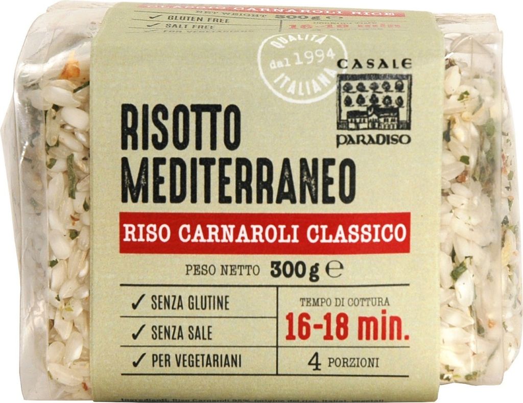 Risotto Mediterraneo 300 gr. - Casale Paradiso