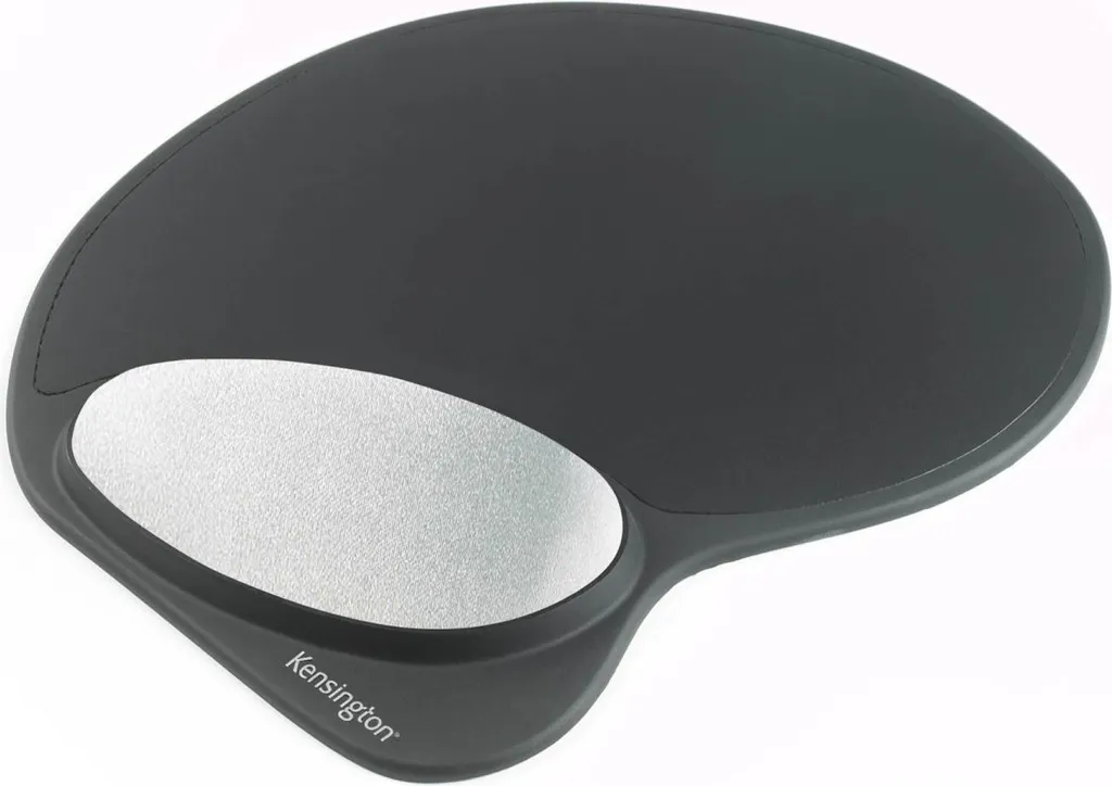 Clavier et Souris Kensington Memory Pad Jaune avec Repose-Poignet Doux