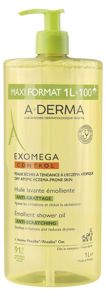 EXOMEGA CONTROL Zmäkčujúca sprchaö l 1000 ml Obrázok produktu 