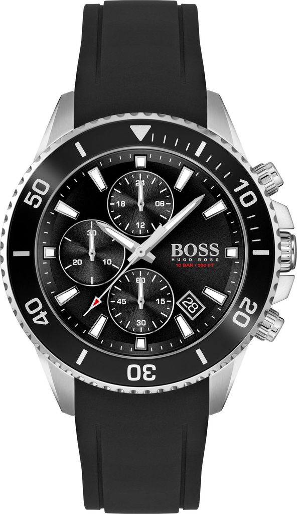 Herrenuhr Hugo Boss Admiral 1513912, Chronograph, Schwarz Produktbild 