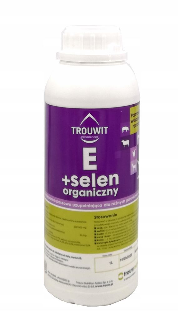 Trouwit E + Selen organiczny 1 L rozród witalność Zdjęcie produktu 