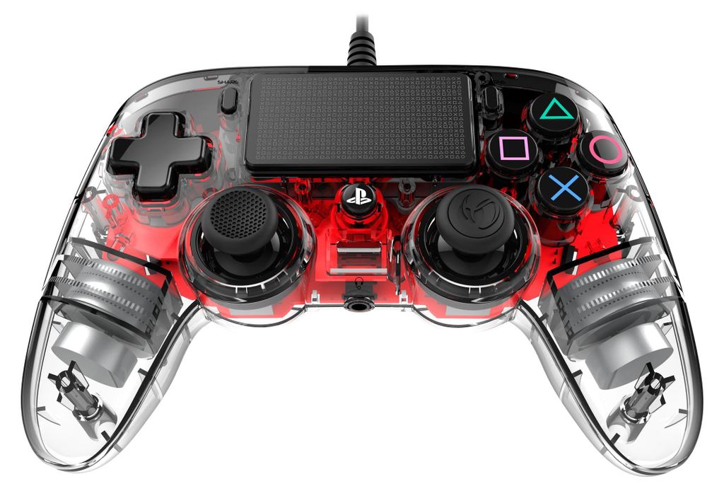 Nacon PS4 Controller Light Edition Rosso Immagine del prodotto 