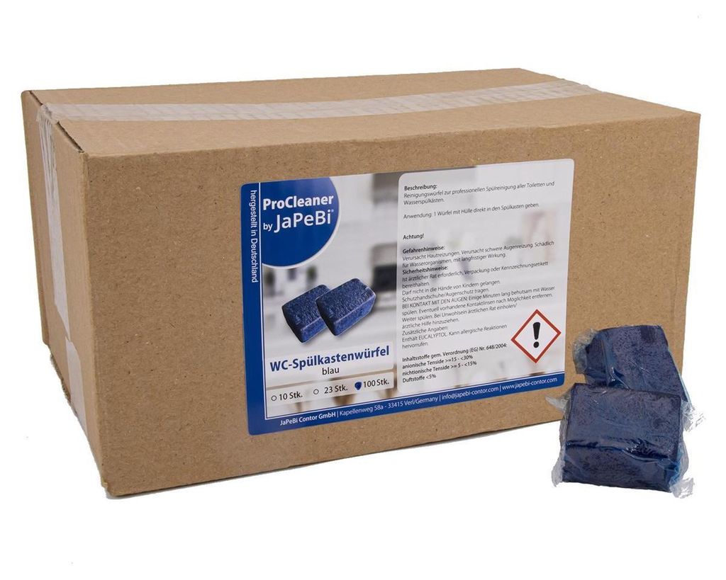 100 WC - Wasserkastenwürfel Spülkasten-Würfel Produktbild 