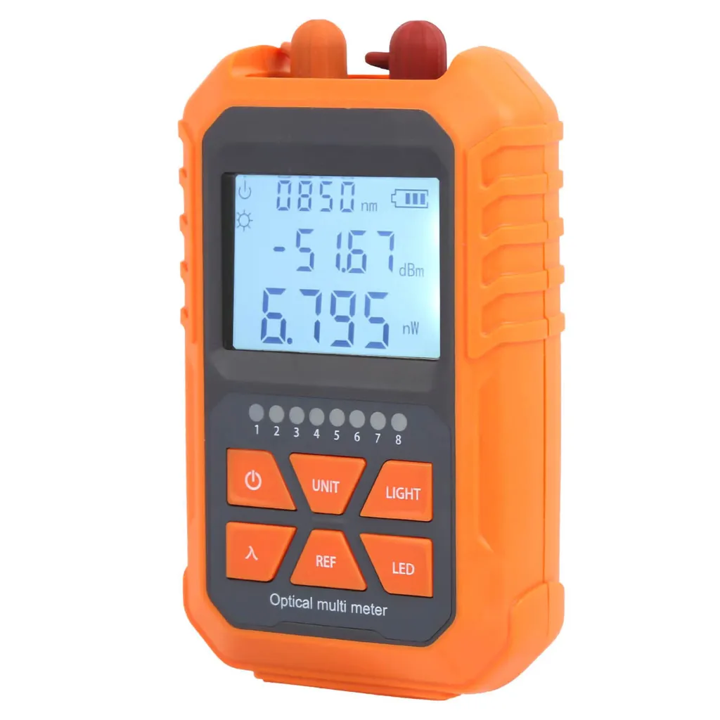 Misuratore di potenza ottica, tester del cavo di rete, rivelatore multifunzionale del cavo di rete, misuratore di sorgente luminosa, tester di attenuazione della luce della fibra