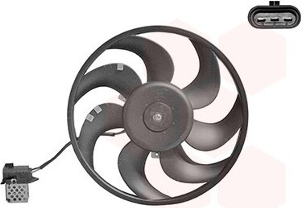 VAN WEZEL 3745746 Lüfter Motorkühlung Kühlerlüfter für OPEL ZAFIRA B (A05) Wasserkühler Ø315mm