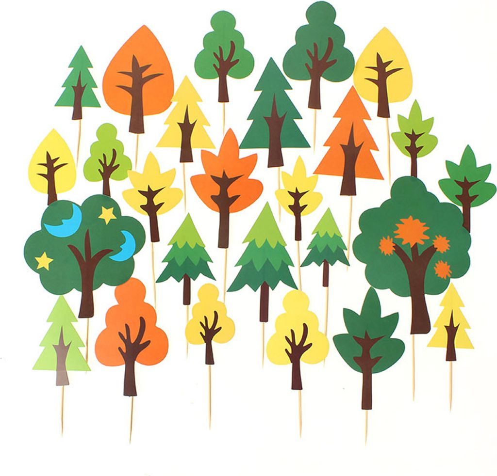 CANDeal Waldtiere Kuchendekoration Geburtstag, Kuchendeckel Topper, Muffin deko,kuchendeko (26 Stück)