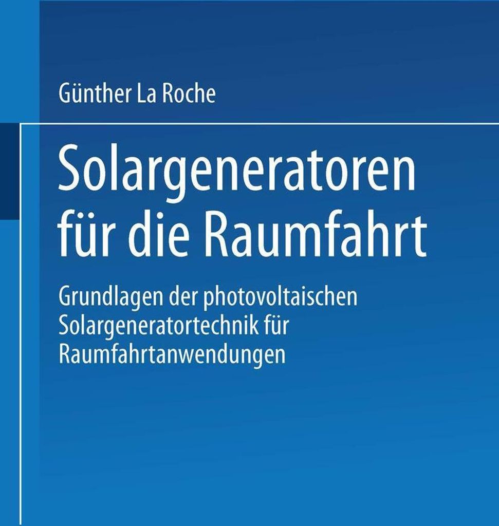 Solargeneratoren für die Raumfahrt