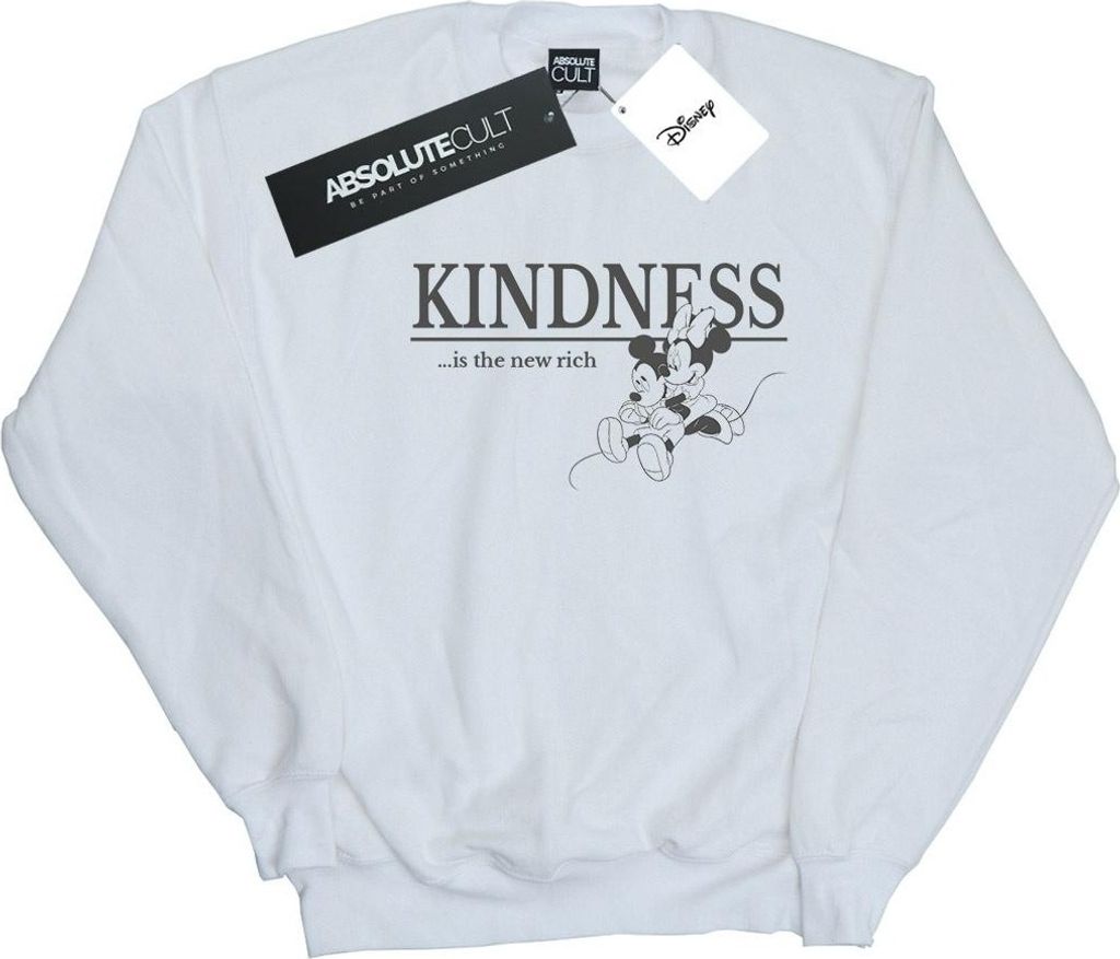 Disney - "Kindness Is Rich" Sweatshirt für Herren BI39279 (3XL) (Weiß)