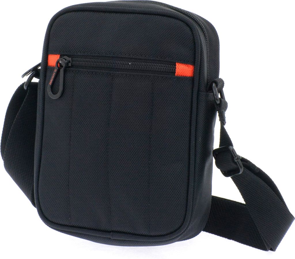 Business Flugumhänger Umhängetasche Tasche POLYSTER 20x15x6cm Schwarz Bowatex