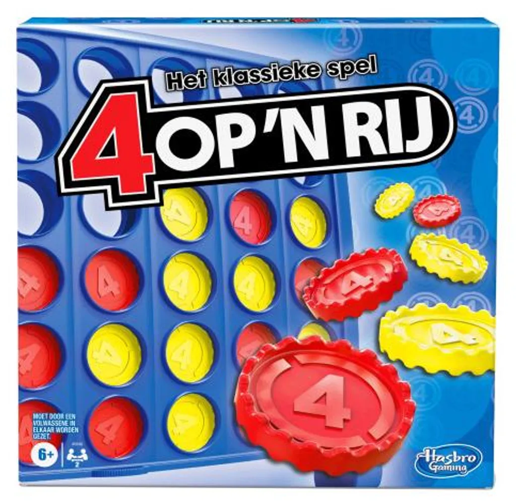 Quatre dans une rangée Hasbro Gaming - Grille Verticale avec 42 Jetons - 9